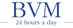 BVM - 24 hours a day (logo)